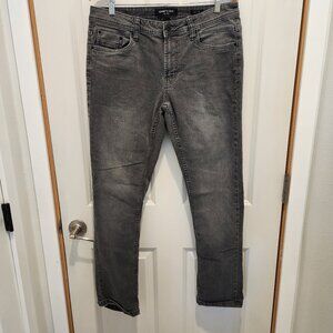 Men's Kenneth Cole Gray Slim Fit Jeans, Size 33 x 32